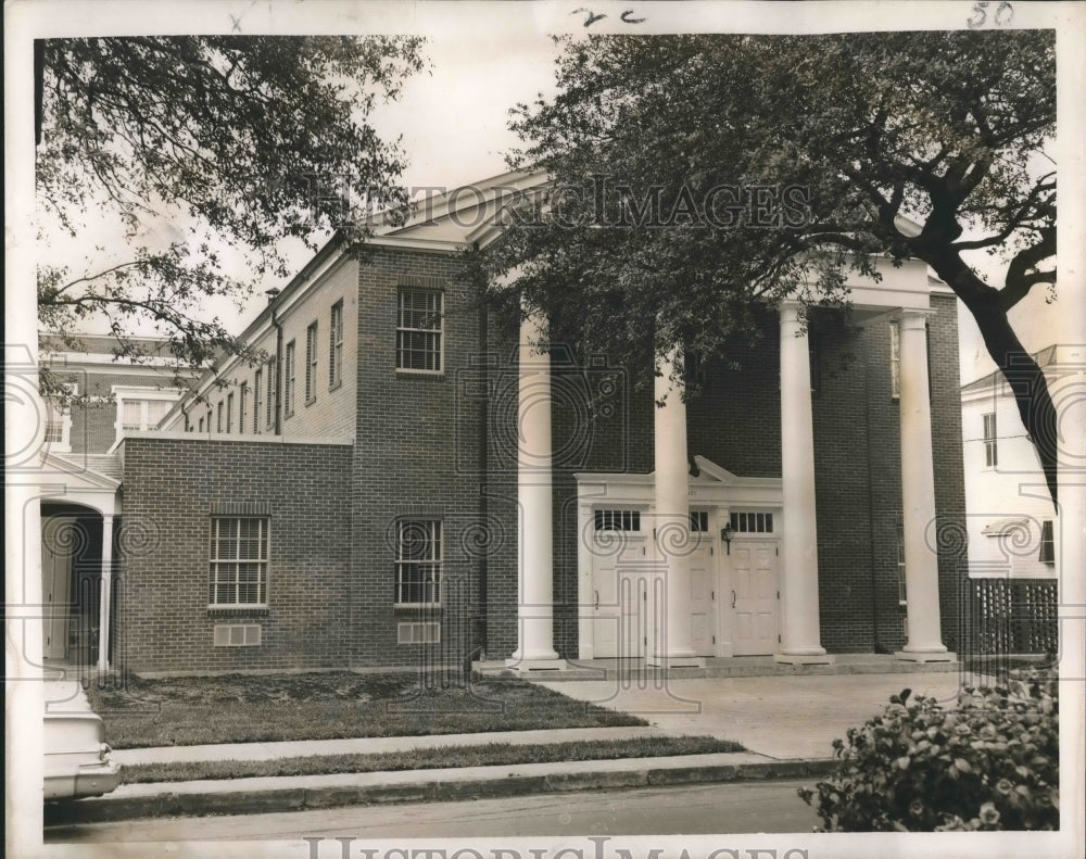1959 Press Photo Church of the Covenant - New Orleans, Louisiana Building