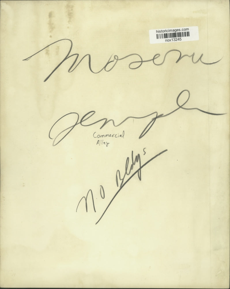 Press Photo Pedestrian Commercial Alley, New Orleans - nox13245