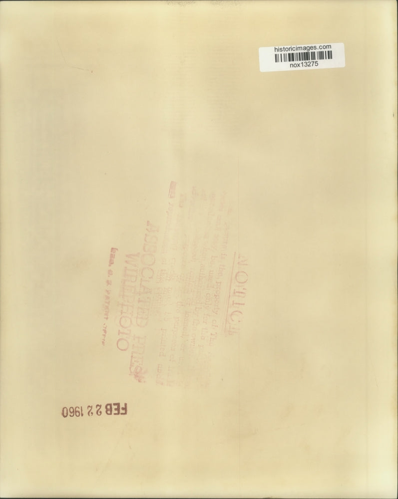 1960 Press Photo Hobart M. Craft and William W. Henderson in San Antonio, Texas