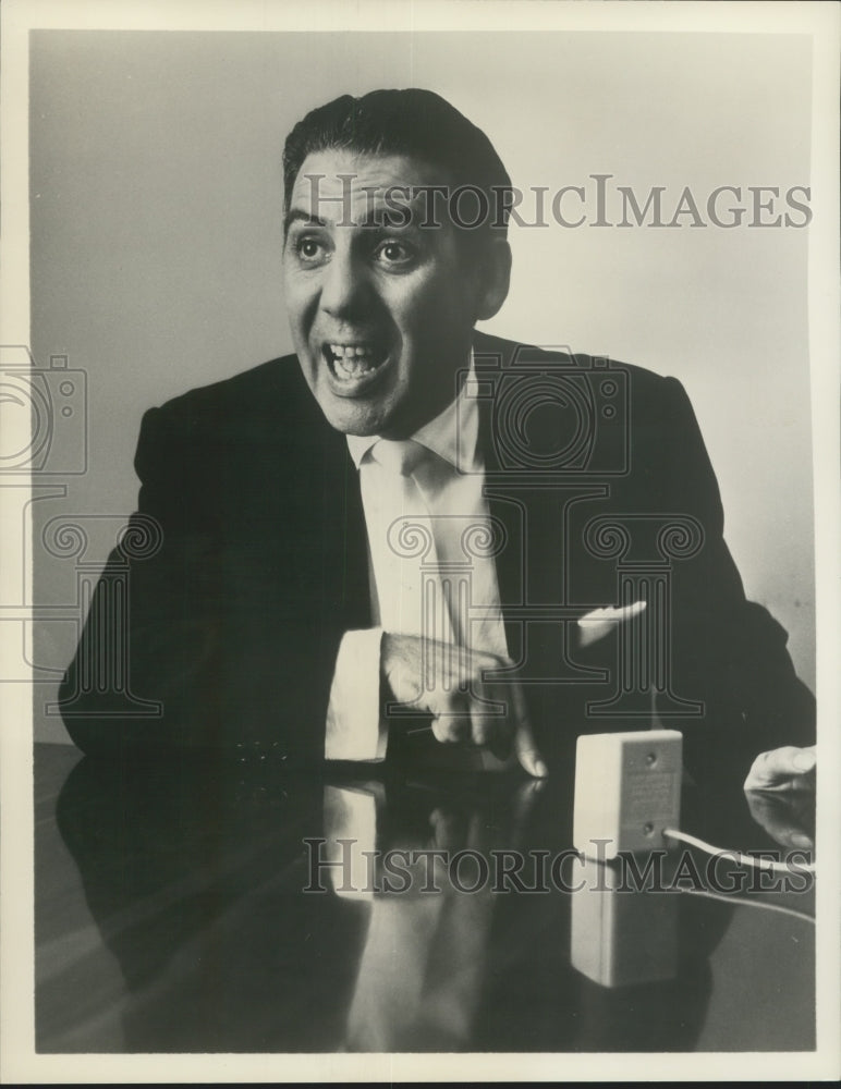 1960 Press Photo Actor Carmen Costi as Lucky Luciano in "The Witness"