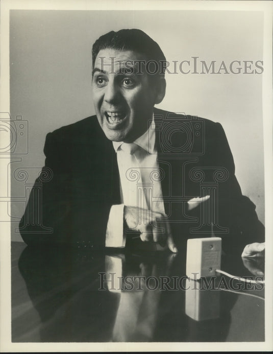 1960 Press Photo Actor Carmen Costi as Lucky Luciano in "The Witness"