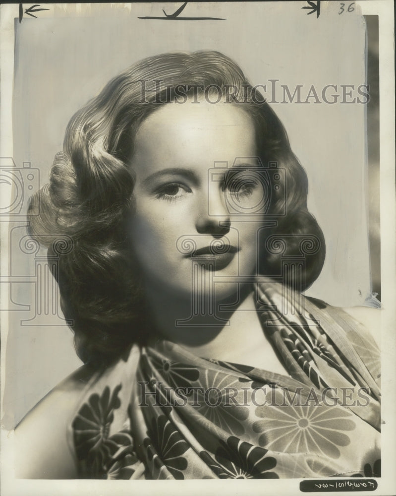 Press Photo Peggy Cummins, British Actress - nox13662- Historic Images