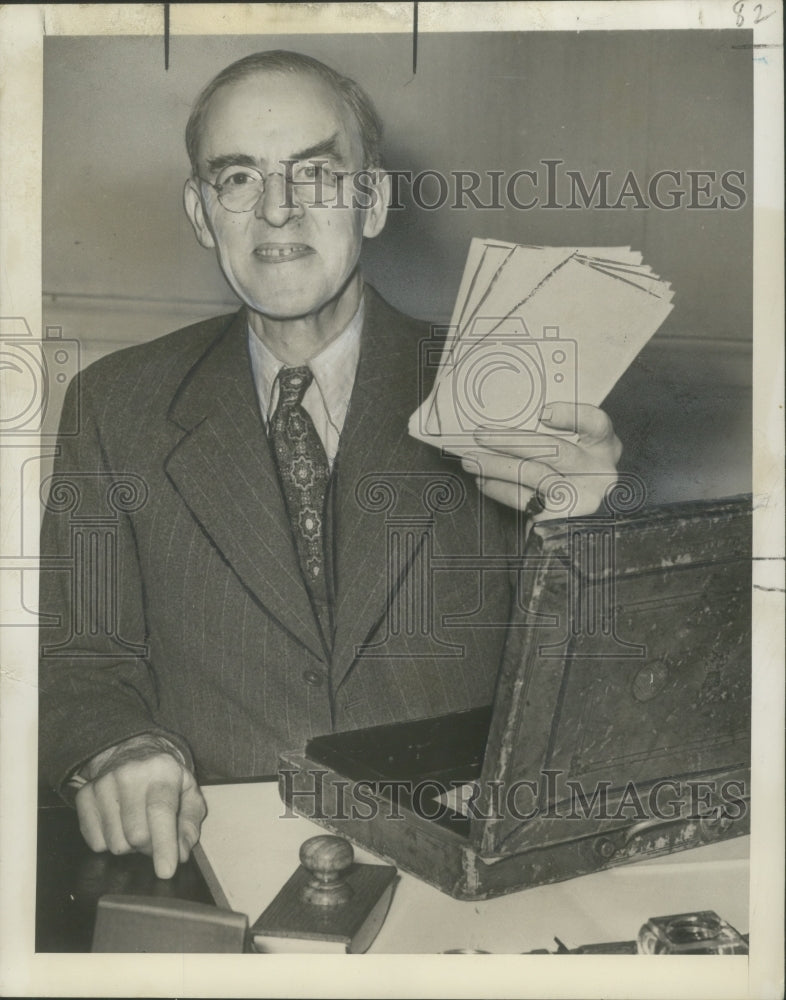 1950 Press Photo Sir Stafford Cripps, Chancellor of the British Exchequer- Historic Images