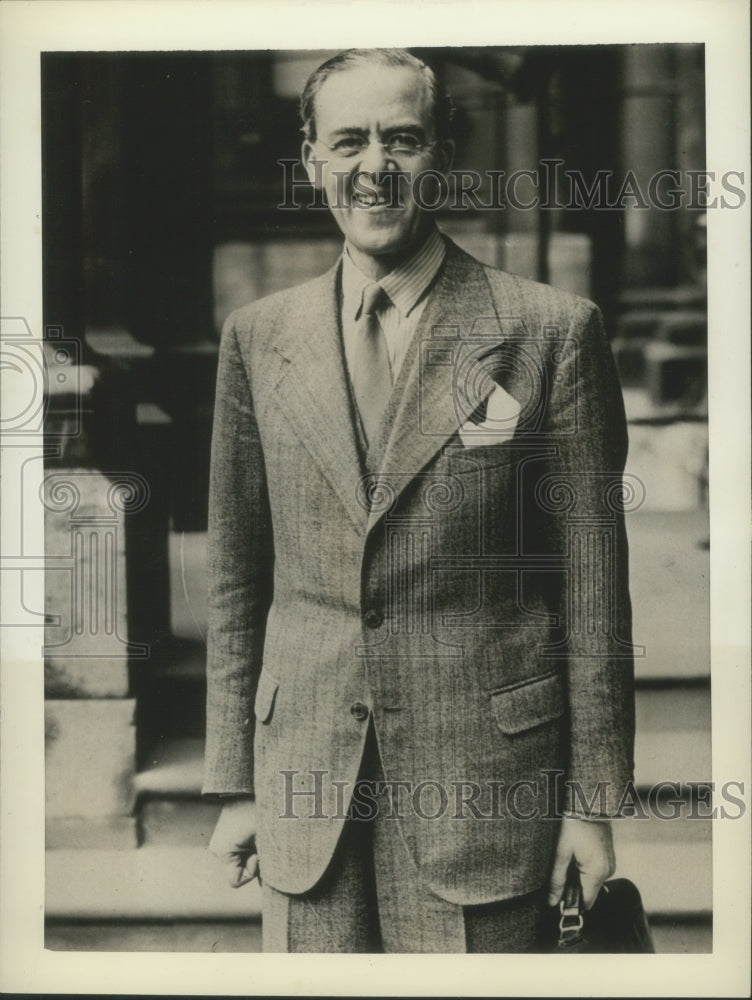1941 Press Photo British Ambassador to Russia Sir Stafford Cripps - nox13856
