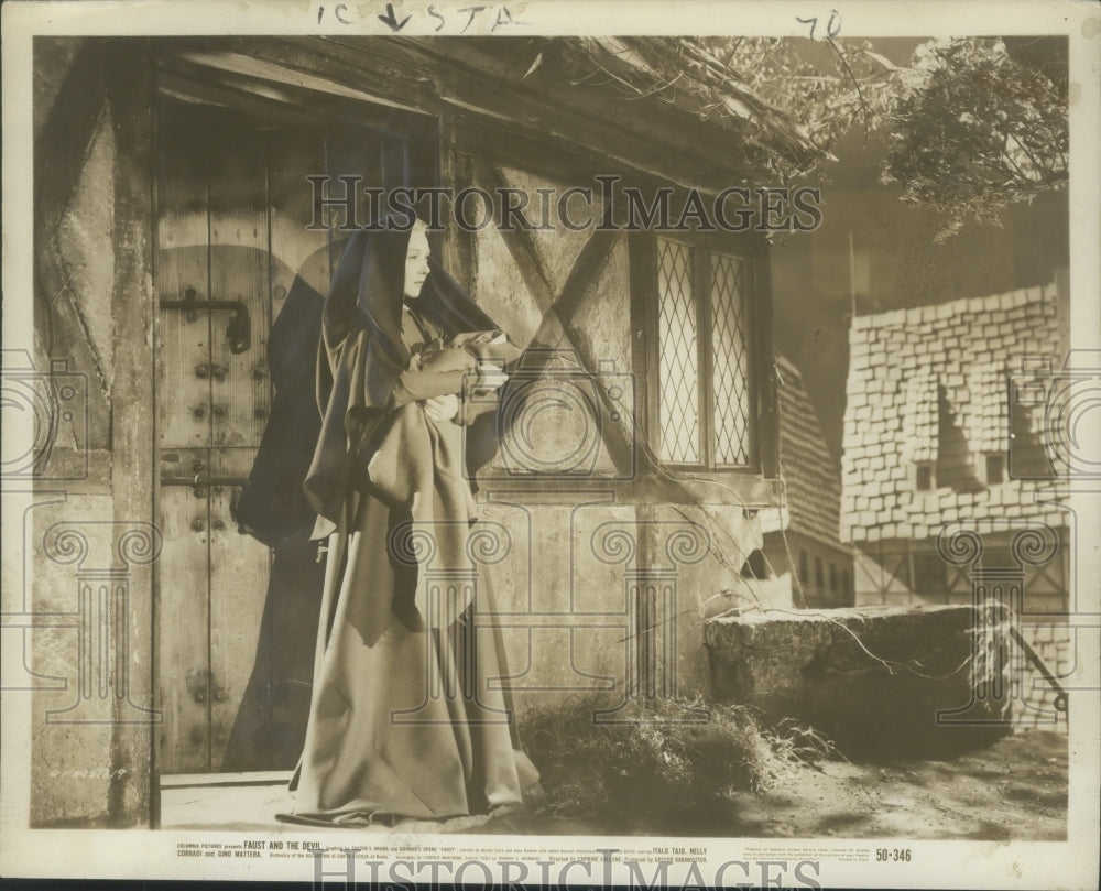 1950 Press Photo Nelly Corradi in "Faust and the Devil" - nox13923