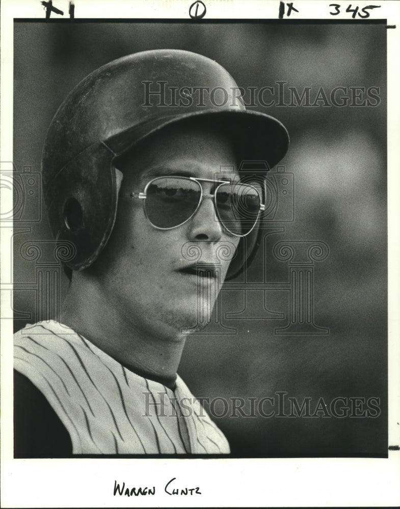 1982 Press Photo Baseball Player Warren Cuntz - nox14716