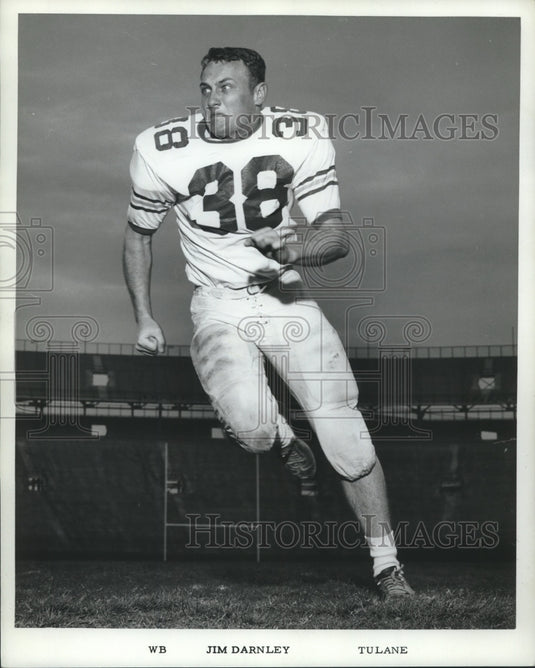 1967 Press Photo Tulane University Football Player WB Jim Darnley - nox15213