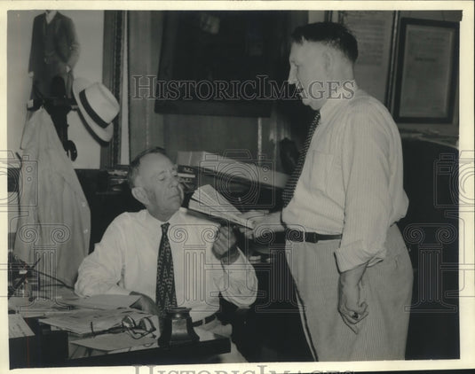 1941 Press Photo Major James E. Crown, Veteran Editor of the New Orleans States