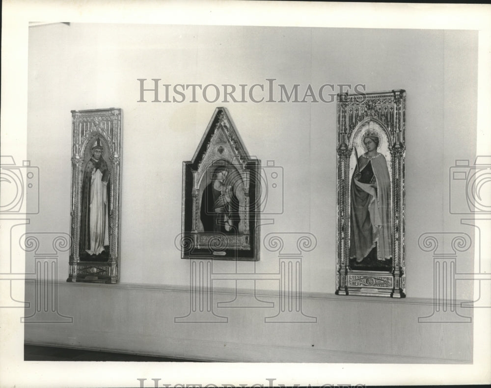 1957 Press Photo Art pieces in the Delgado, Museum, New Orleans, Louisiana