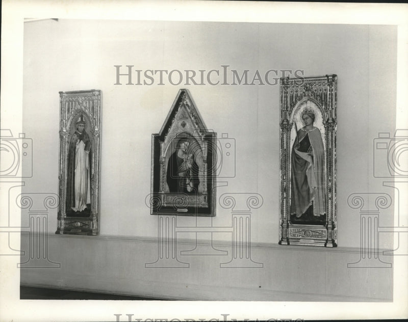Load image into Gallery viewer, 1957 Press Photo Art pieces in the Delgado, Museum, New Orleans, Louisiana
