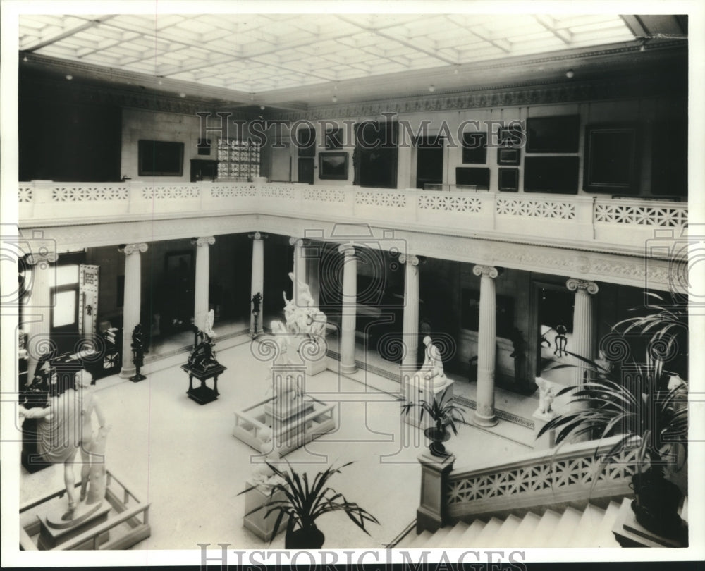 1934 Press Photo Interior of Delgado Museum in City Park, New Orleans