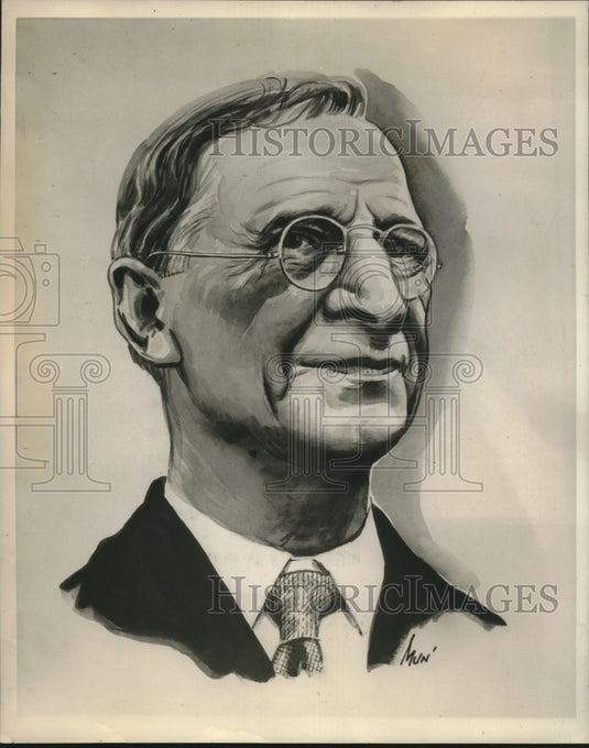 1951 Press Photo Eamon de Valera, Prime Minister of Eire by H.E. Munhall