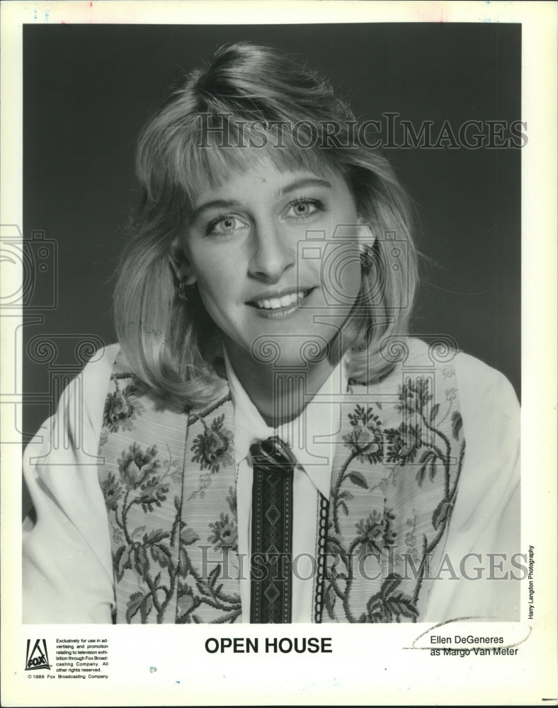 1989 Press Photo Ellen DeGeneres as Margo Van Meter, "Open House" - nox15907