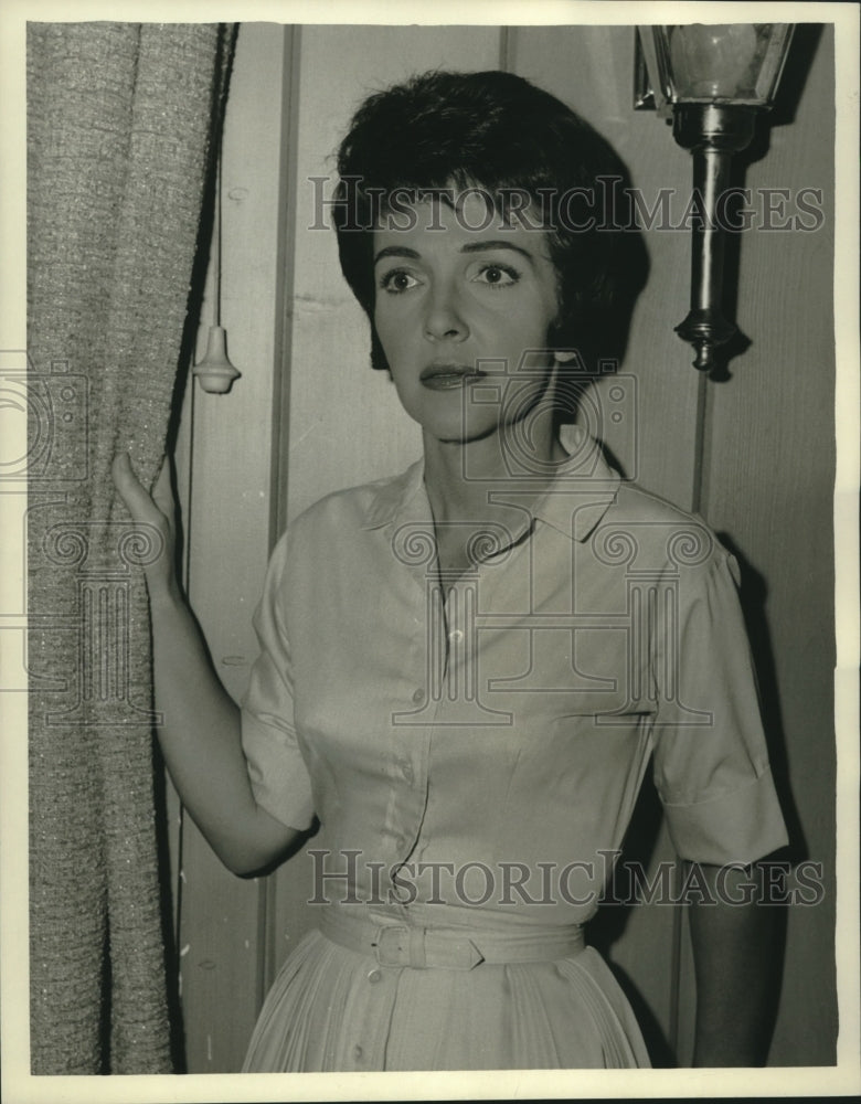 1962 Press Photo Nancy Davis, "Obituary for Mr. X" - nox16386