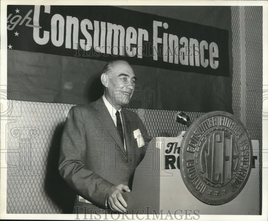 1957 Press Photo Lawrence M. Curtiss, Saint Louis, Missouri elected as president