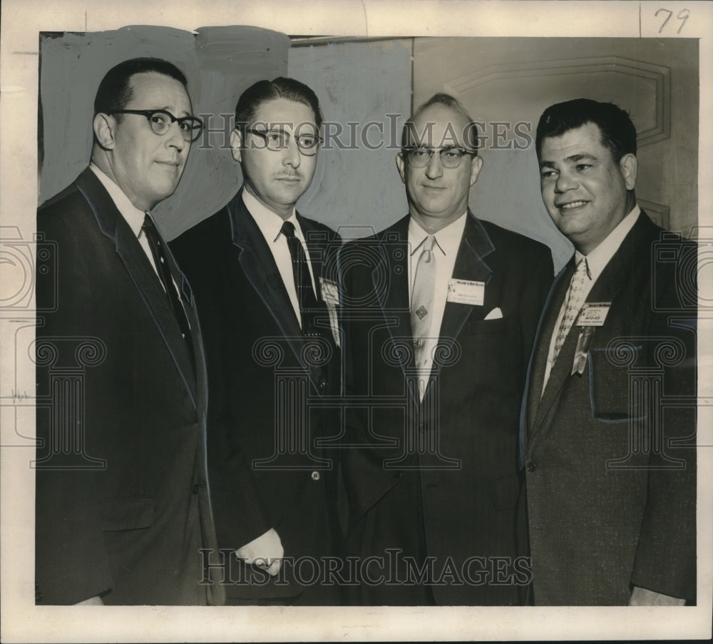 1955 Press Photo Convention committeemen from New Orleans, Louisiana for Meeting