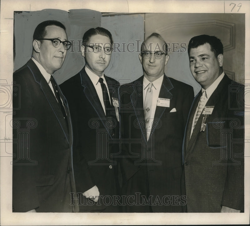 Load image into Gallery viewer, 1955 Press Photo Convention committeemen from New Orleans, Louisiana for Meeting
