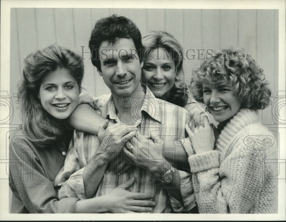 1982 Press Photo Bradford Dillman & others star in "King's Crossing" on ABC