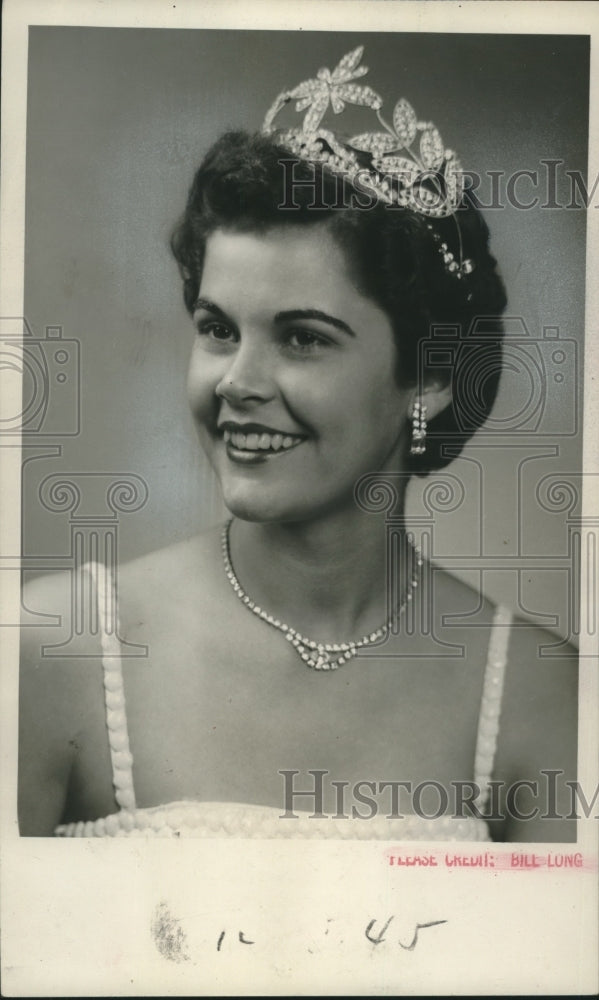 1952 Press Photo Marlene Detraz queen of the Abbeville Dairyland Festival- Historic Images