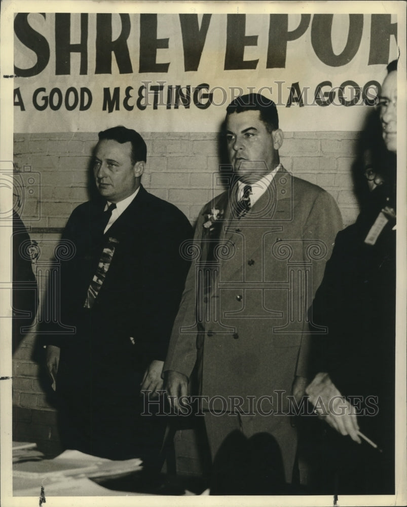 1937 Press Photo Governors Harry Earle, Pennsylvania, Richard Leche, Louisiana