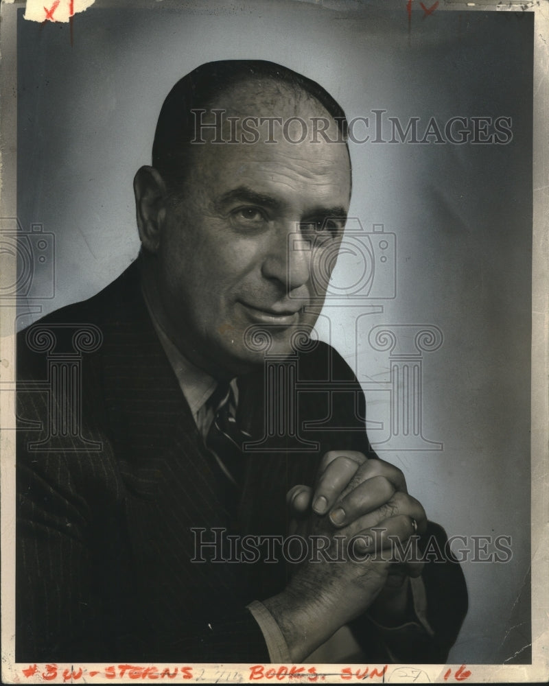 1950 Press Photo Edgar B. Stern Sr., New Orleans Civic Leader and Philanthropist