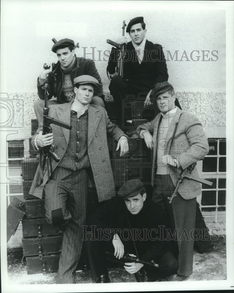 1988 Press Photo The cast of "Dirty Dozen: The Series" on Fox Broadcasting