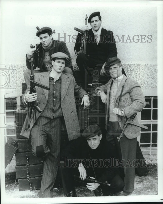 1988 Press Photo The cast of "Dirty Dozen: The Series" on Fox Broadcasting