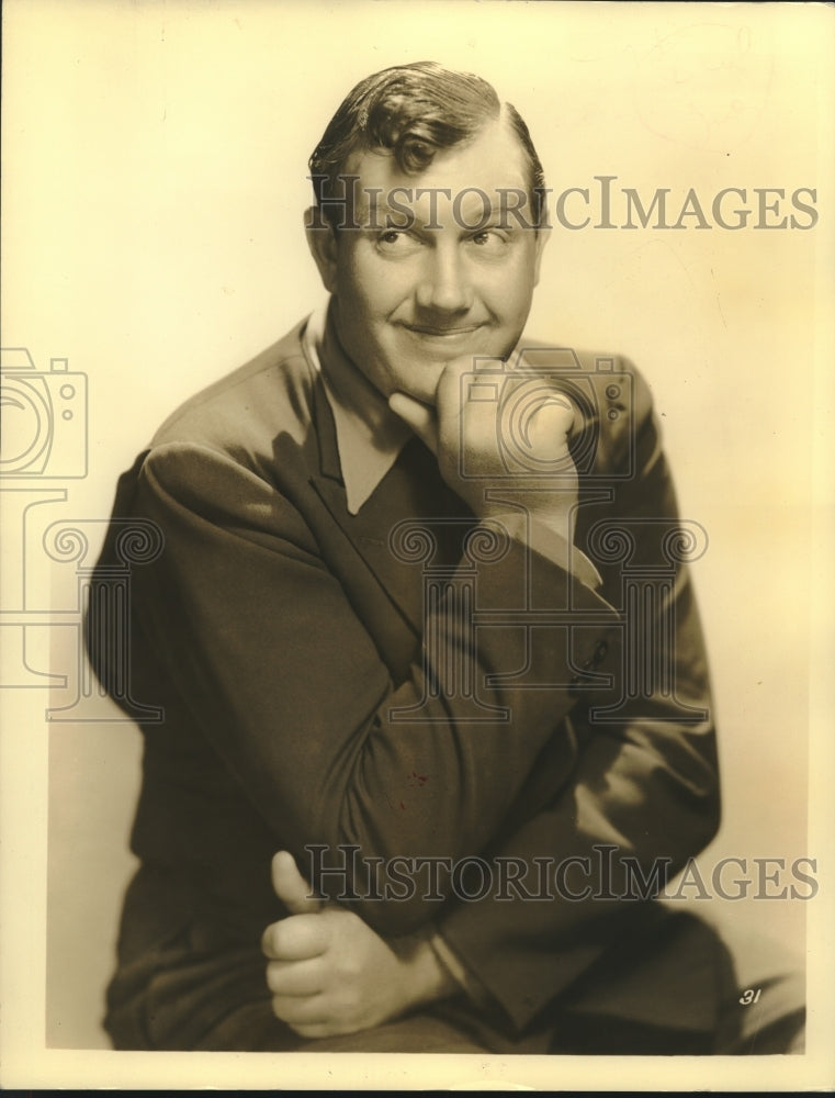 1939 Press Photo Actor Andy Devine in Murder on the Mississippi by Universal