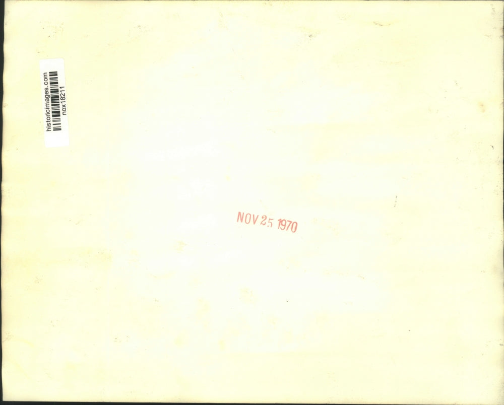 1970 Press Photo View from Canada across the river of Detroit's skyline aglow