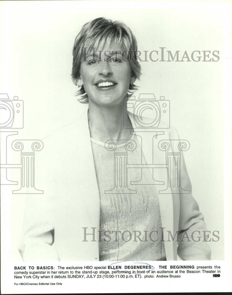 Load image into Gallery viewer, Press Photo Ellen DeGeneres: The Beginning, debuts July 23 on HBO - nox18574
