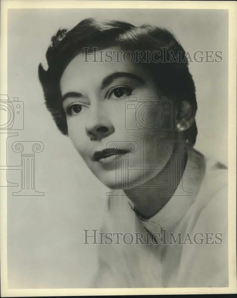 1961 Press Photo Olive Dunbar stars in MacLeish&#39;s &quot;J.B.&quot; - nox18592