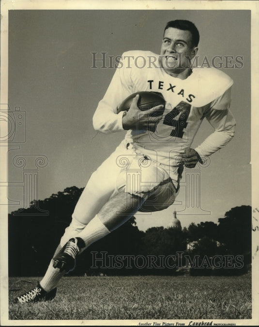 Press Photo Football - Walt Fondren of University of Texas - nox18730