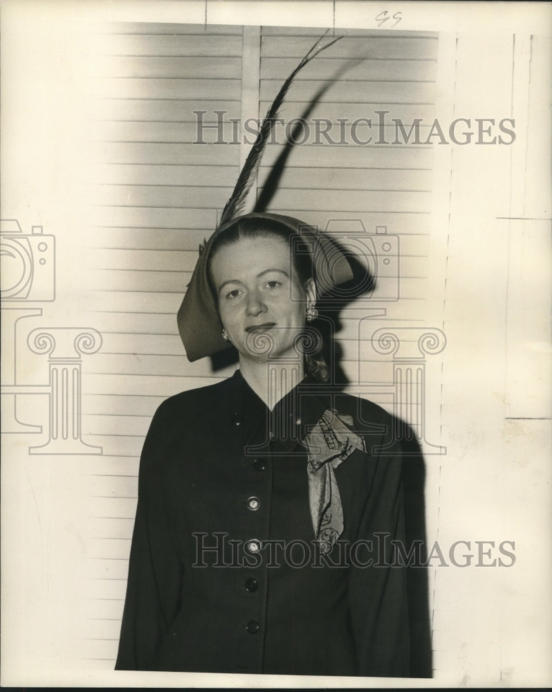 1951 Press Photo Mrs. Joseph Elmer, chairman of Lucille May Grace for Governor