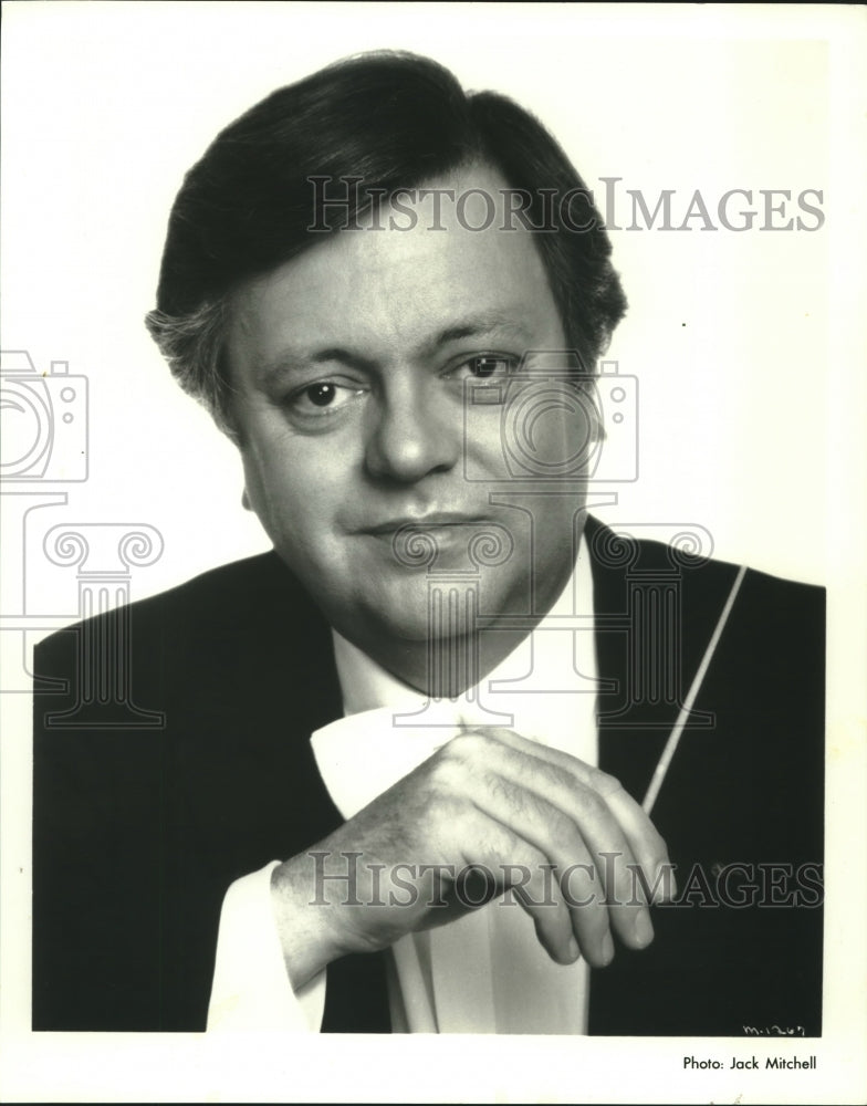 Press Photo Pianist/Conductor Philippe Entremont - nox19265