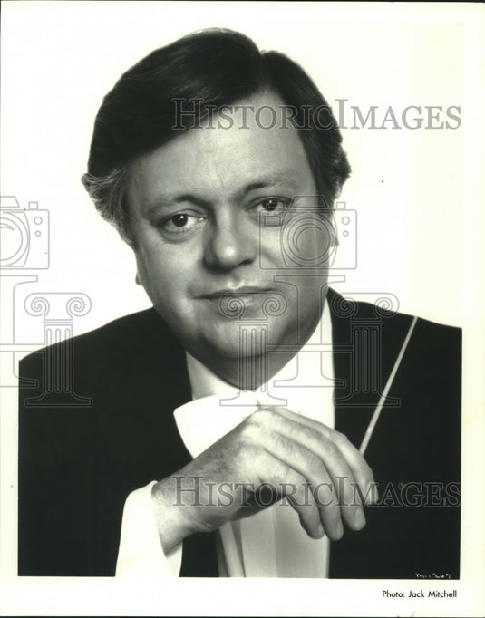 Press Photo Pianist/Conductor Philippe Entremont - nox19265