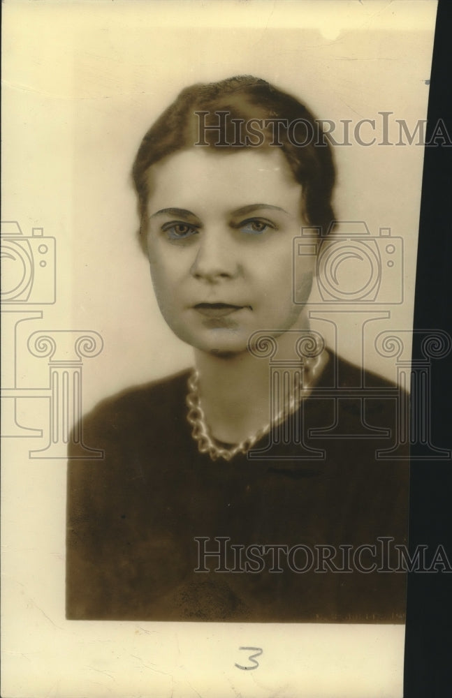 1938 Press Photo Mrs. M.L. Dinwiddie - nox19365