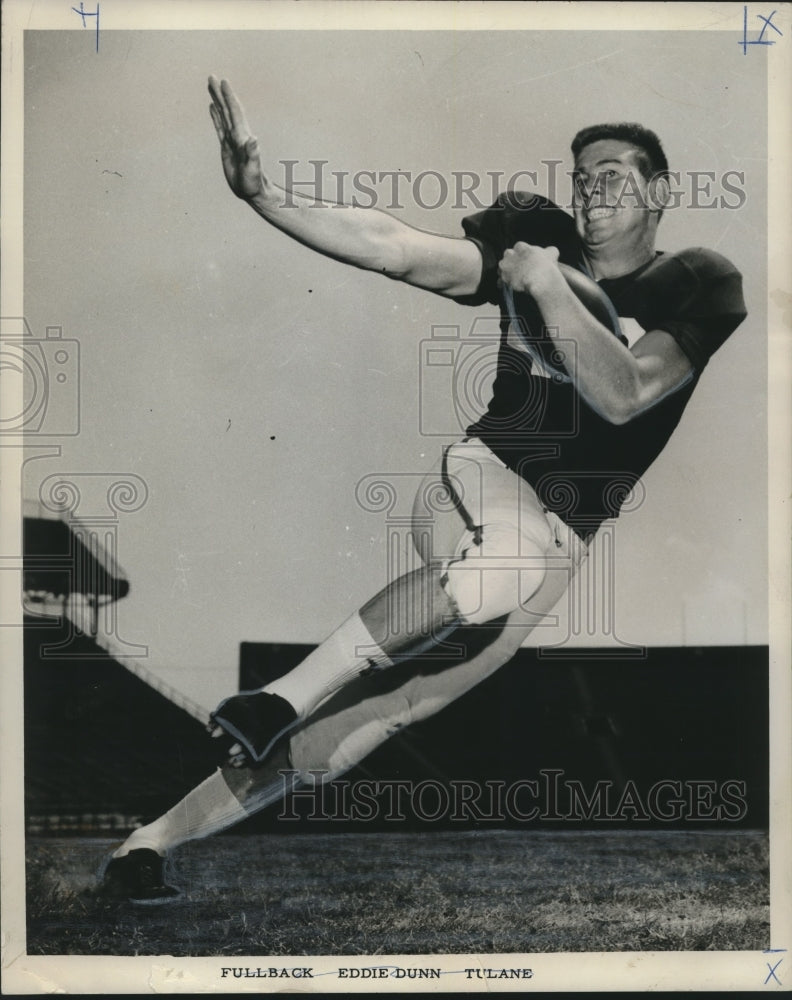 1967 Press Photo Eddie Dunn, Fullback for Tulane University - nox19579- Historic Images