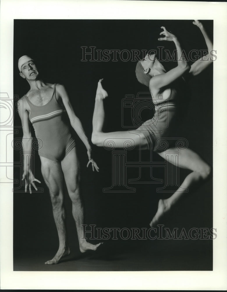 1991 Press Photo Joanne Barrett and Sam Watson in &quot;Wired&quot; - nox19655
