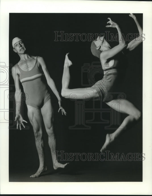 1991 Press Photo Joanne Barrett and Sam Watson in "Wired" - nox19655