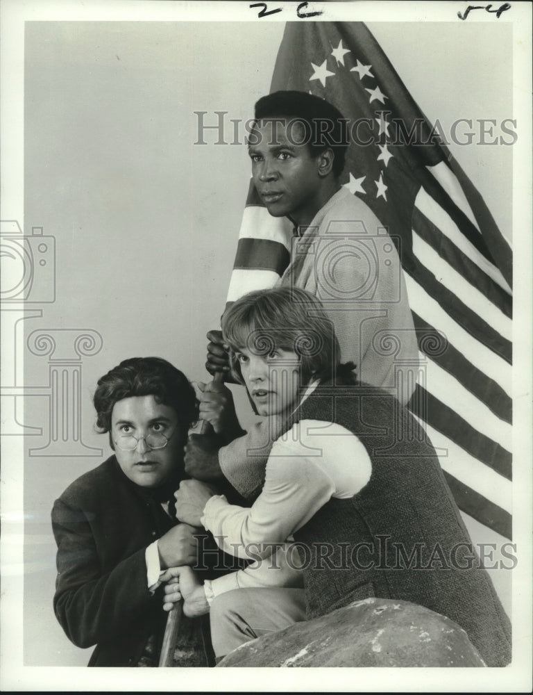 1970 Press Photo Cast of the ABC series "The Young Rebels" - nox19662