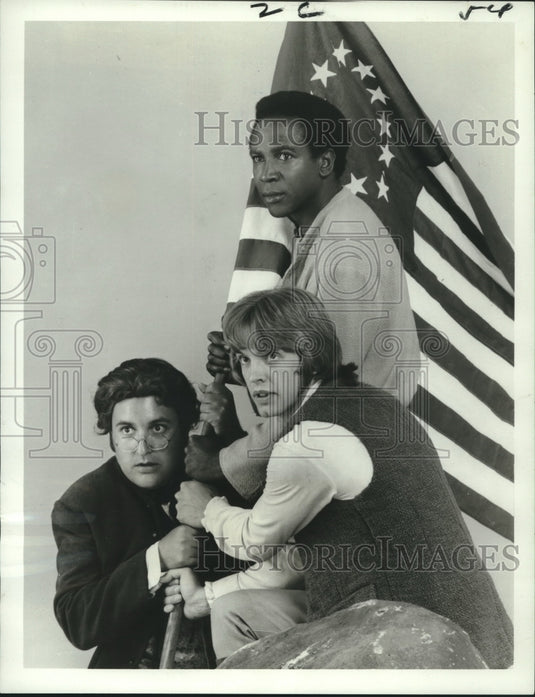 1970 Press Photo Cast of the ABC series "The Young Rebels" - nox19662