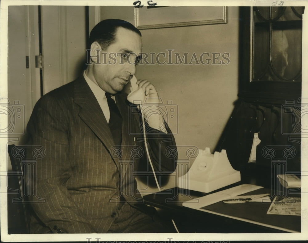 1942 Press Photo Major General Arturo Espinosa, chief of the Chilean military