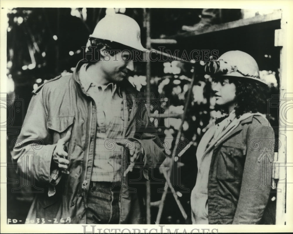 1987 Press Photo Jennifer Beals and Michael Nouri star in hit film "Flashdance"