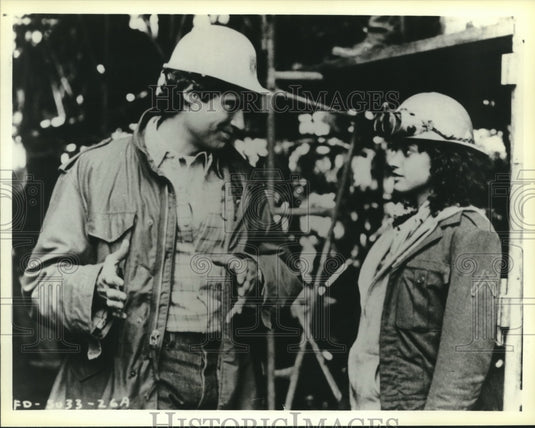 1987 Press Photo Jennifer Beals and Michael Nouri star in hit film "Flashdance"