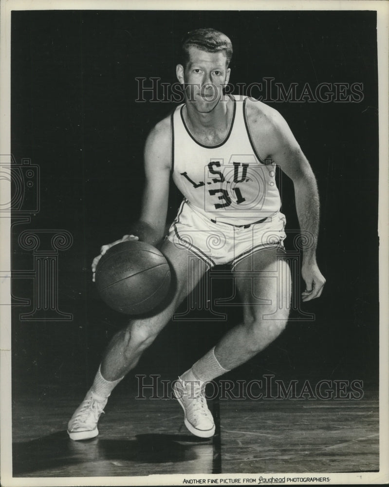 Press Photo Basketball-Louisiana State University Maury Drummond of Baton Rouge