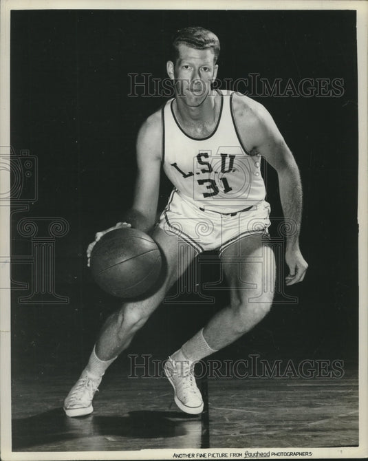 Press Photo Basketball-Louisiana State University Maury Drummond of Baton Rouge