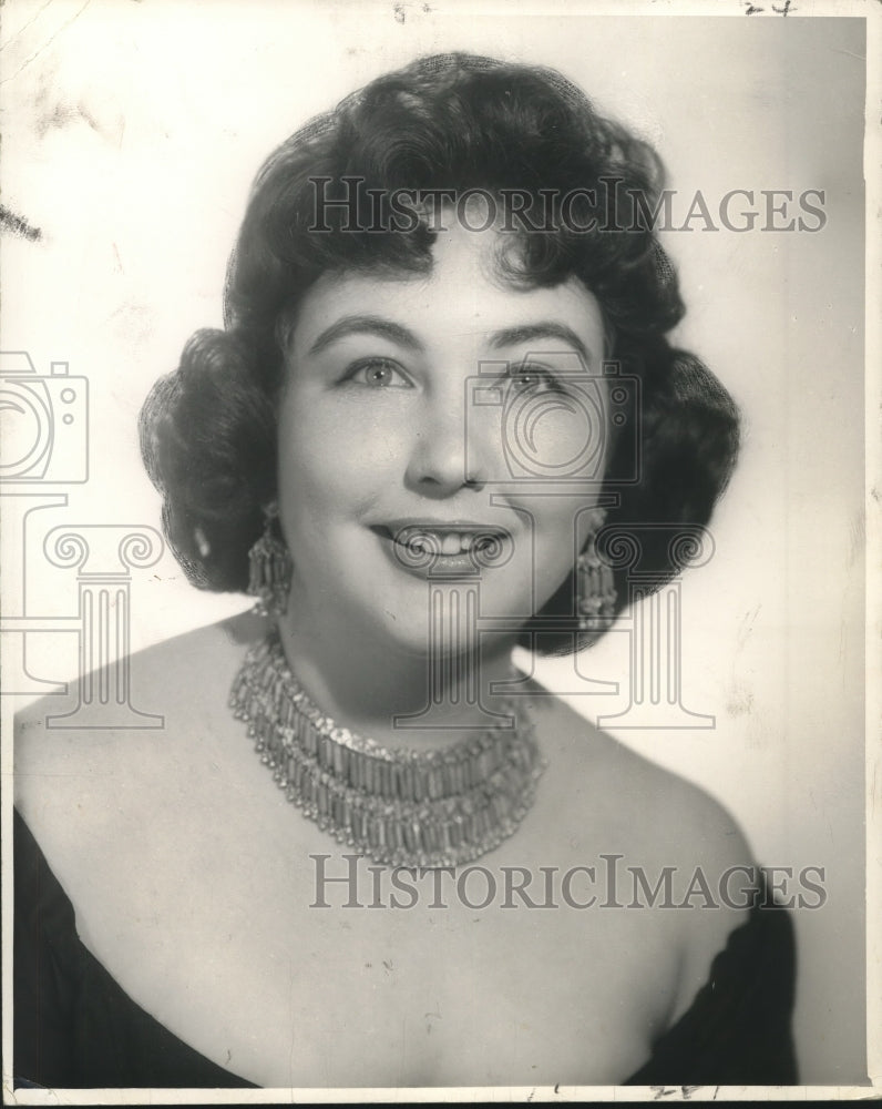 1959 Press Photo Bonnieray Elsey, mezzo-soprano will present senior recital