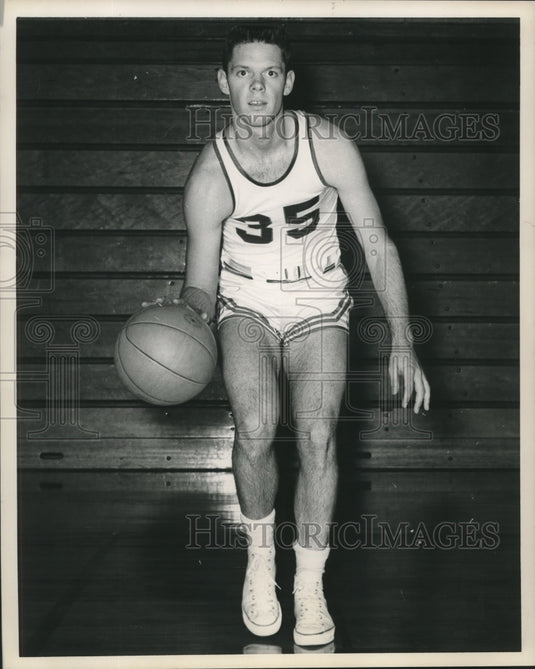 1967 Press Photo Jim Fox of Rice University, 6'3", Junior - nox20439