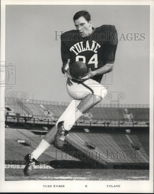 1967 Press Photo Tulane University's Turk Evans - nox20464- Historic Images