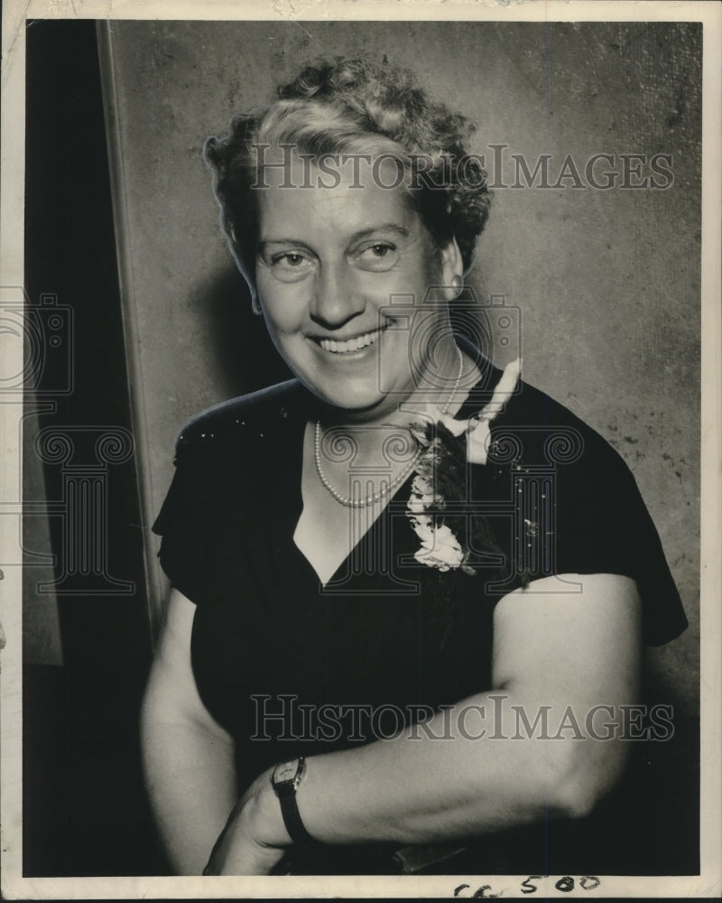 Load image into Gallery viewer, 1948 Press Photo Mrs. Jesse Fowler, President, Ladies Auxiliary 9th Ward
